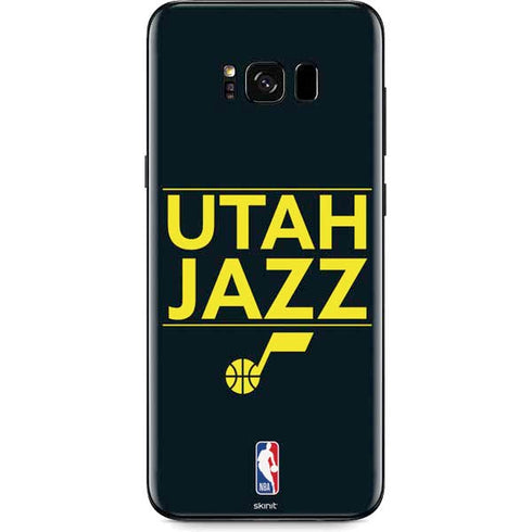 NBA Utah Jazz Standard - Black Galaxy S8 Plus Skin